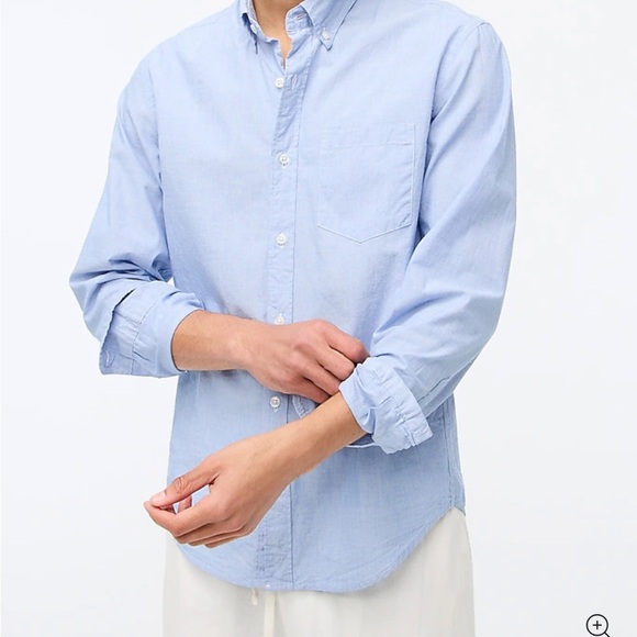 Men’s J Crew Tall flex Blue Button Down shirt Size XLT - Picture 1 of 2